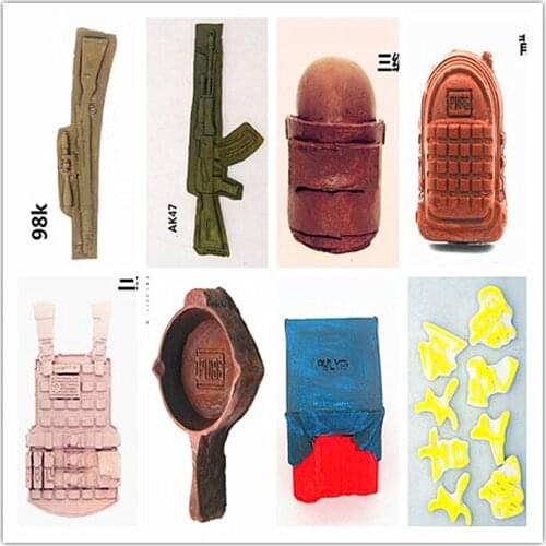 Eat Chicken Game Jedi Survival chocolate mold sugar cake decoration mould silicone diys