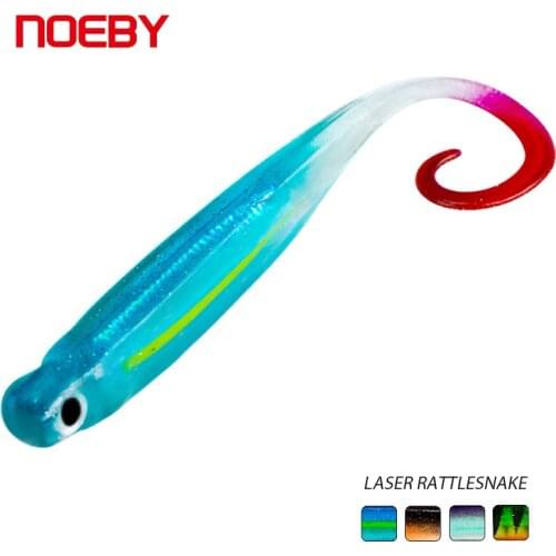 NOEBY All for Fishing 75mm 115mm Topwater Lure Silicone Bait Soft Lures for Fishing Tackle W8025