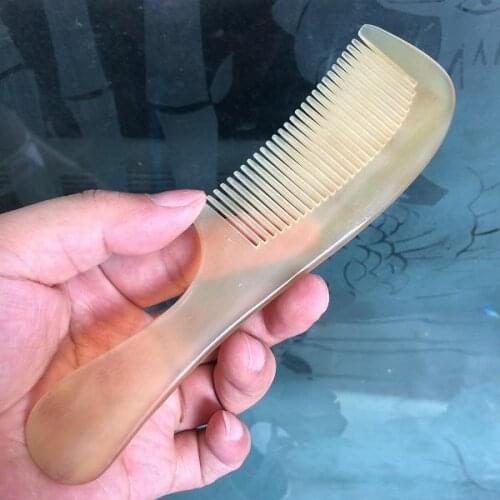 Combs For Girl Natural Anti Static Buffalo Horn Comb Massage Hair Care Health Brush Prevent Loss Hairbrush Gift Hot Sale Sale