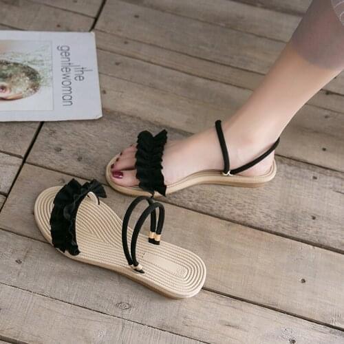 Internet Hot Sandals 2021new Female Super Popular INS Trendy Summer Fairy Style Student Flat Dual-Purpose Sandals Shoes