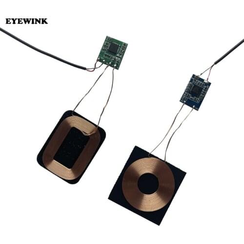 VEEAII Qi Standard Wireless Charging DIY Coil Receiver Module Circuit Board Wireless Charging Coil for iPhone SmartPhone