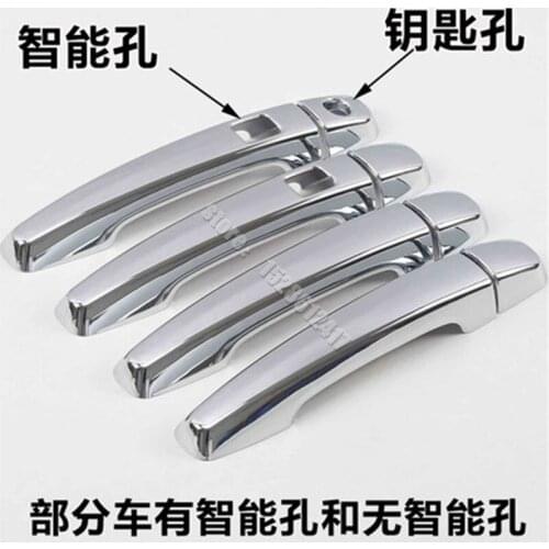 Car styling for Kia Sorento 2009-2014 ABS Chrome Door Handle Bowl Door handle Protective covering Cover Trim