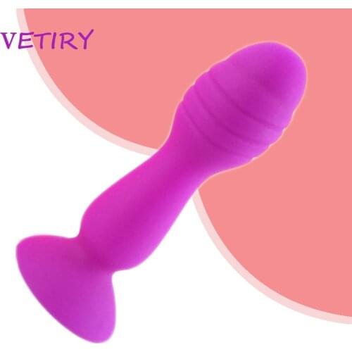 VETIRY Anal Plug Butt Plug Prostate Massager Sex Machine G-spot Silicone Anal Beads Adult Sex Toys For Woman Men Gay Masturbator