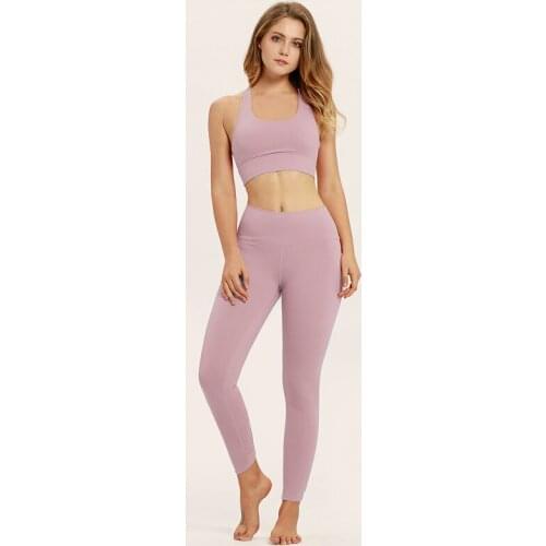 Women Seamless Sportswear Yoga Top Set Gym Clothing Fitness Bra+Leggings+Cropped Shirts Sport Suit Tracksuit Active Wear Female