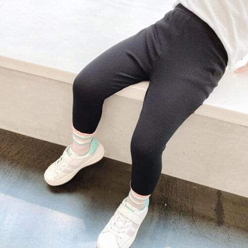 2-8T Leggings For Girls Toddler Kid Spring Autumn Clothes Soft Slim Pants Fitness Sweet Cute Trousers Streetwear