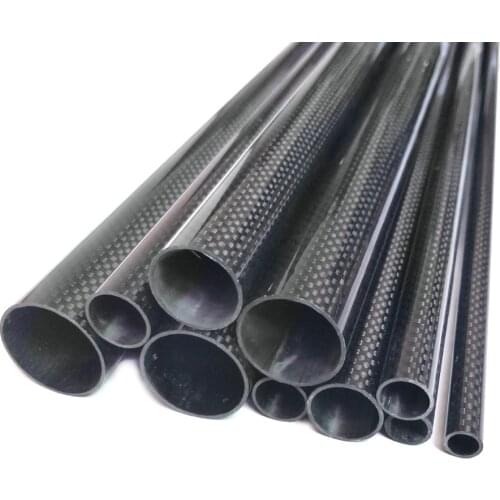 10pcs 3K 30X28X1000MM 10X8X1000MM 16X14X1000MM carbon fiber pipe twill