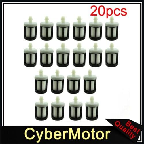20x Fuel Filter For Stihl BR420 BR500 BR550 BR600 BT120C BT121 MM55 KM55 KM85 KM90 MS192T SH55 SH56 SH85 SH86 SP200 HL45 HT250