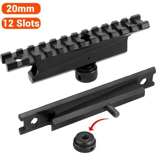 AR15 M4 M16 Rifle Gun Detachable Carry Handle Dovetail to 20mm Picatinny Weaver Raiil Mount for Scope and Red Dot Sight