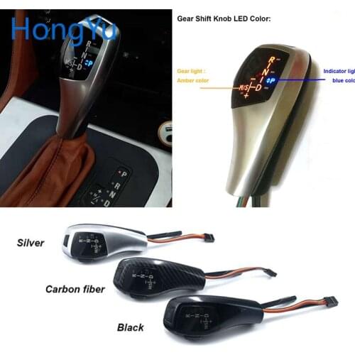 For BMW 5 series 2004-2006 E60 Sedan pre-LCI Pre-facelift LHD Automatic Updated Look LED Gear Shift Knob Car Parts