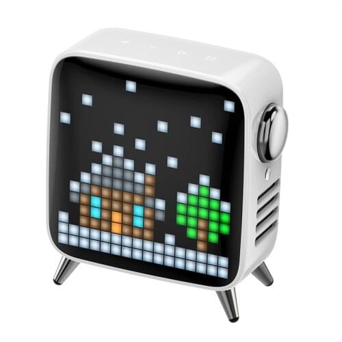 Divoom TIVOO-MAX dot tone pixel screen bluetooth speaker home rgb light pollution desktop decorative lamp