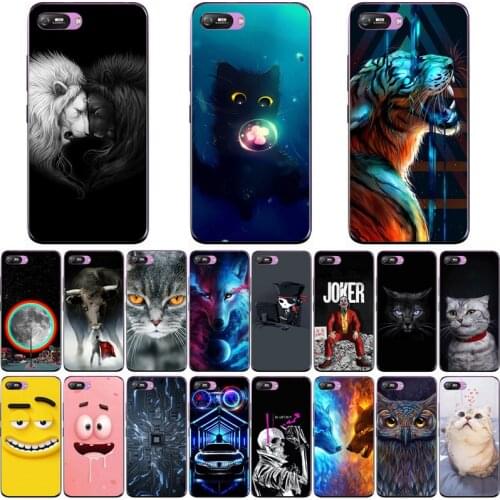 For ITEL A25 Case Wolf Silicon TPU Fundas for ITEL A35 Cat Animal Shell Bag Housing Phone Cases