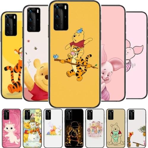 Disney Cartoons Cute 2021 Phone Case For Huawei P40 p30 P20 10 9 8 Lite E Pro Plus Black Etui Coque Painting Hoesjes comic fas