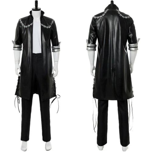 My Hero Academia Dabi Cosplay Costume Black Jacket Halloween Suit Coat