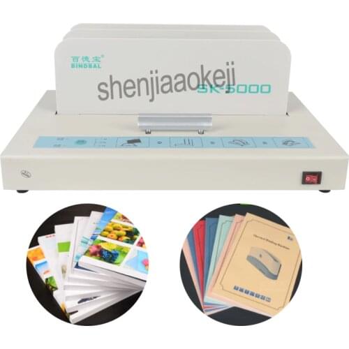Hot glue binding machine desktop perfect paper thermal binder electric metal book maquina de encuadernar binder machine 220v 1pc