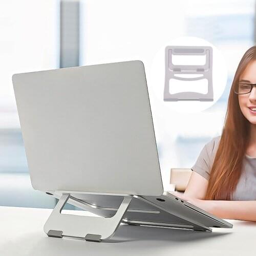 Metal Foldable aluminum alloy computer stand desktop computer cooling portable laptop stand