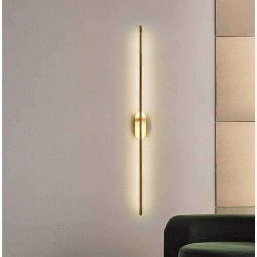 Nordic Minimalist LED Wall Lamp Modern Creative Simple Living Room Home Decor Sofa Background Wall Light Bedroom Bedside Lamps