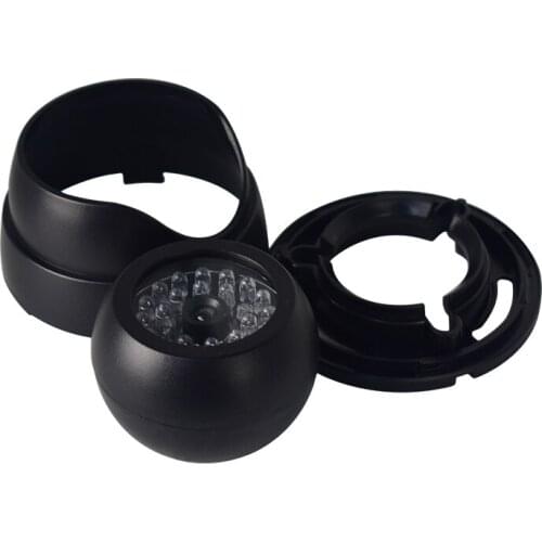 ABS Material Dummy Dome Fake Security Camera CCTV 30pc False IR LED W/ Flashing Red LED Light Easy Install Support Dropshipping