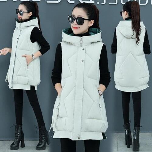 2021 New Fashion Waistcoat Vest Women Solid White Elegant Sleeveless Jackets Thin and Light Autumn and Winter Parkas