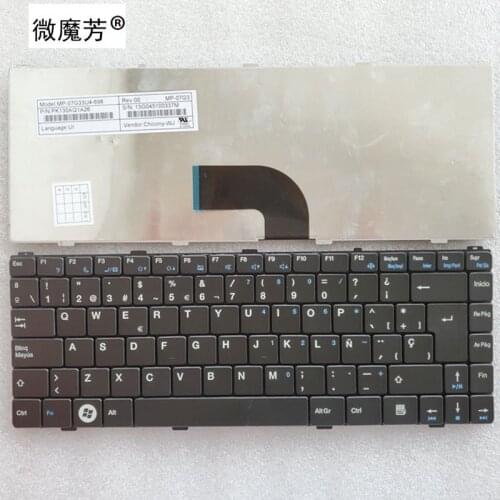 New for BENQ Joybook S43 S46 DH1404 Intelbras I1000 I1030 SP spanish laptop keyboard PK130AQ1A03 MP-07G36E0-698 Teclado