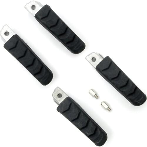 Motorcycle Front＆Rear Footrests Foot Pegs For BMW F800GT 2011-2013 F800S 2004-2008 F800ST 2004-2012 High Quality Aluminum Rubber