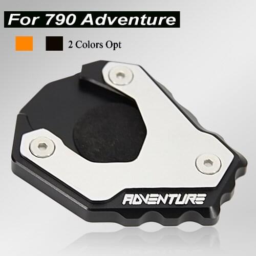 Motorcycle Kickstand Side Stand Pad Foot Sidestand Enlarge Extension Plate Support Pad For 790Adventure R 790 Adventure