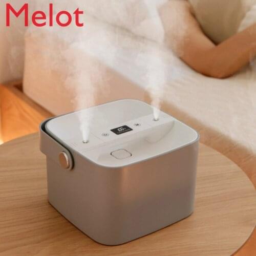 Simple Intelligent Double Nozzle Humidifier Heavy Fog Water Filling Household Mute Wireless Charging Aromatherapy Anion
