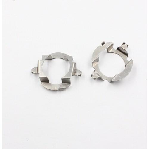 Rockeybright 6pcs H7 LED Headlight Bulb Retainer Adapter Holder for Mercedes-Ben z E Class/ML 350 H7 Bulb Adaptor for VW Touareg