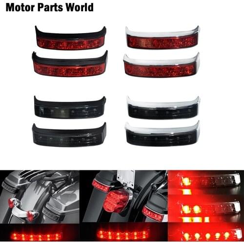 Motorcycle Saddlebag Luggage Tail Turn Signal Light Run Brake Flowing Lamp For Harley Touring Road Glide Road King FLHR 2014-19
