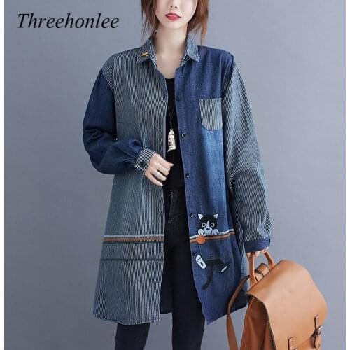 Threehonlee Women's Long T-shirts