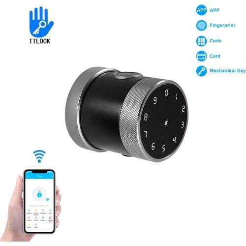 YOHEEN TTlock App BLE Wifi Digital Keypad Biometric Fingerprint door handle Smart Lock