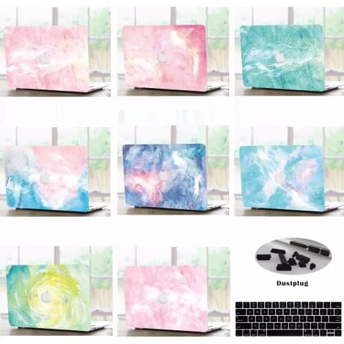 Laptop Hard Shell Case Keyboard Cover Skin Dust Plugs For 11 12 13 15"Inch Apple Macbook Pro Air Retina Touch Bar A1706 A1708 SR