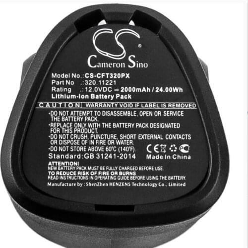 Cameron Sino 2000mAh battery for CRAFTSMAN Nextec 320.11221 Power Tools Battery