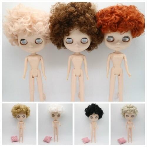 Without eyes chips short Nude blyth doll for DIY 20171220