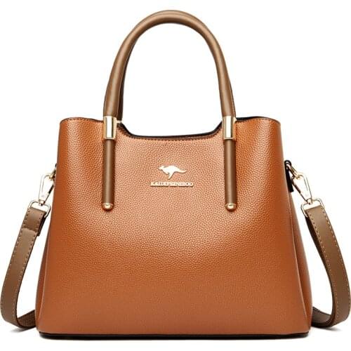 Brand Casual Quality Brand Women Handbags Soft Pu Leather Female Shoulder Bags 2021 New Arrival