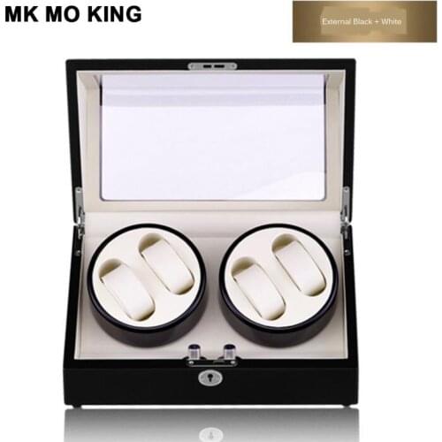 DHL Fast Send High Quality 4 Place Automatic Mechanical Watch Swing Device for Men Women Gift Box Watch Boxes Storage