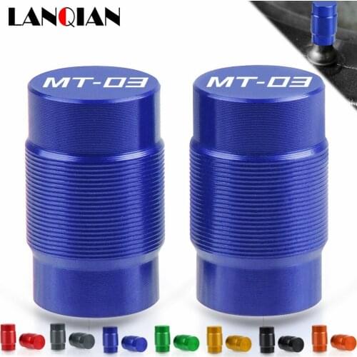 For Yamaha MT-03 Motorcycle Aluminum Wheel Tire Valve Stem Caps Airtight Covers MT03 MT 03 2005-2019 2014 2015 2016 2017 2018