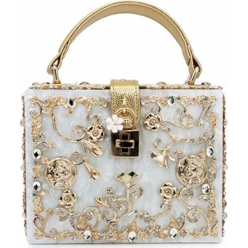 Fable Hope Women's Gold Clutches