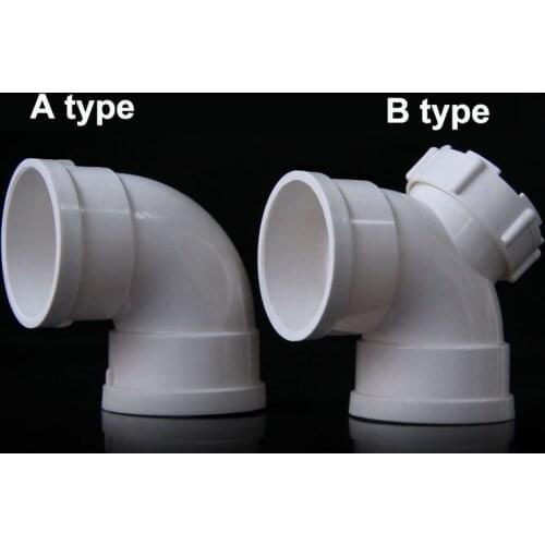 Gogo PVC elbow drain PVC pipe connector 90 degrees angle bend down pipe fittings 160 200 250mm