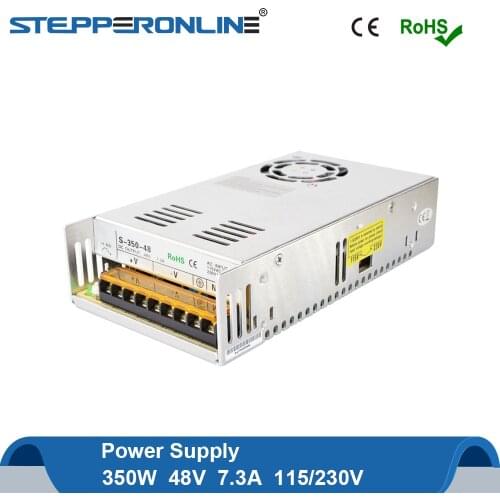 Switching Power Supply DC48V 350W 7.3A 115V/230V for CNC Stepper Motor/ 3D Printer