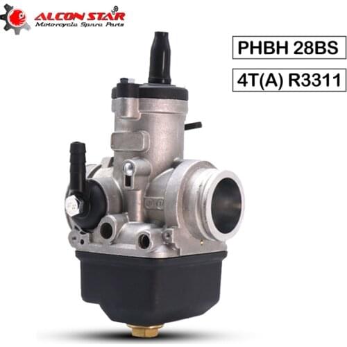 Alconstar- Dellorto PHBH 28BS Motorcycle Carburetor 4 Stroke R3311 Dellorto Carburedor Carb for Piaggio Vespa Kart for Yamaha
