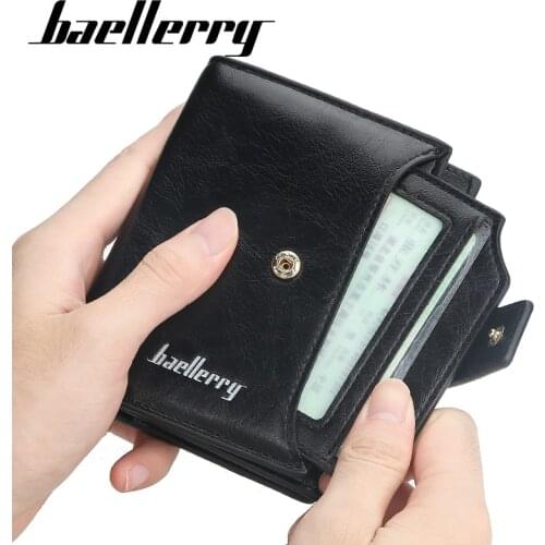 Baellerry Women Wallet Split Multifunctional Leather Small Luxury Wallets Women Short Zipper Femme Coin Ladies Purse Card Holder