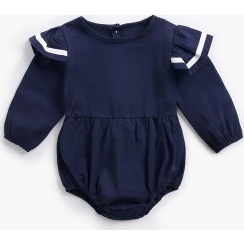 Menoea Spring Infant Baby Girls Jumpsuit 2020 Korean Style Baby Boys Girl Cotton Long Sleeve Clothes Toddler Baby Girl Bodysuits