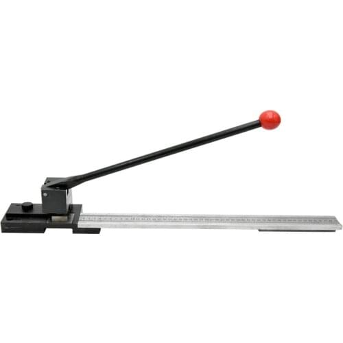 Multifuntional Din Rail Cutter Manual Creasing Cutting Tool Die Cutter With Measure Gauge For PVC Paper-Based Resin Substrate