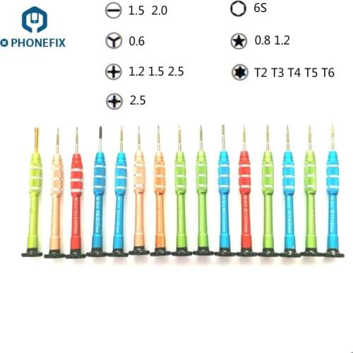 Precision Screwdriver Set Magnetic Screwdriver Bits Electronics Kit Opening Repair for iPhone Mobile Phone Disassembly Tools Kit
