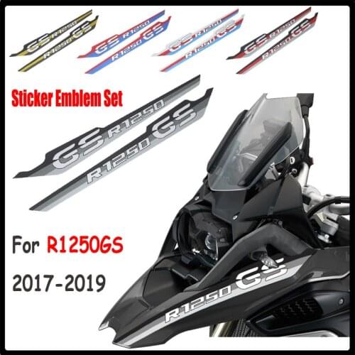 Motorcycle Sticker Emblem Set Waterproof Decals Stickers Fit For BMW R1250GS R 1250 GS 2017 2018 2019