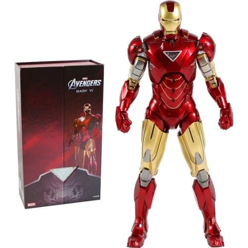 Original Genuine Iron Man Mark VI MK6 PVC Action Figure Collectible Model Toy