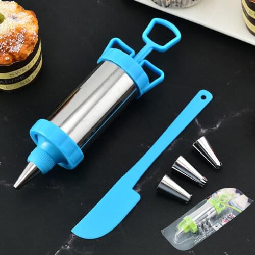 Cake Decorating Gun Cream Cookies Baking Tools Household Hotel Bakers Squeeze Butter Making Cake E11671