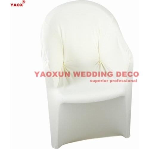 Plastic Lycra Spandex Arm Chair Cover Wedding Chair Covers For Event Party Hotel Decoration