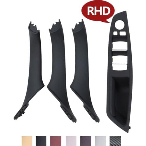 RHD Right Steering Wheel Cars Interior Door Armrest Pull Handle Set BMW 5 Series F10 F11 520i 523i 525i 528i 535i 2009-2016