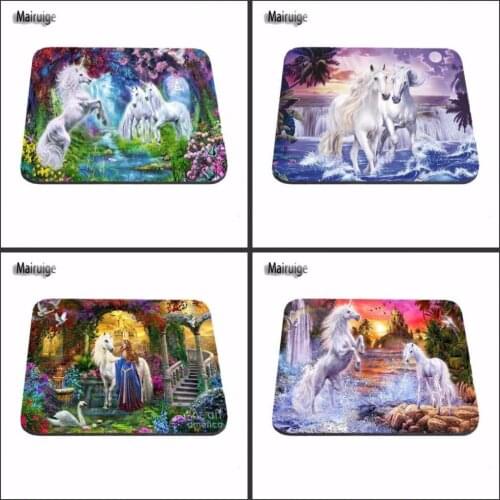 Pattern DIY Custom Made Durable Mat Unicorns Fantasy Big Sale Anti-Slip Rubber Mouse Mat 180X220X2MM 250X290X2MM Pad Gaming